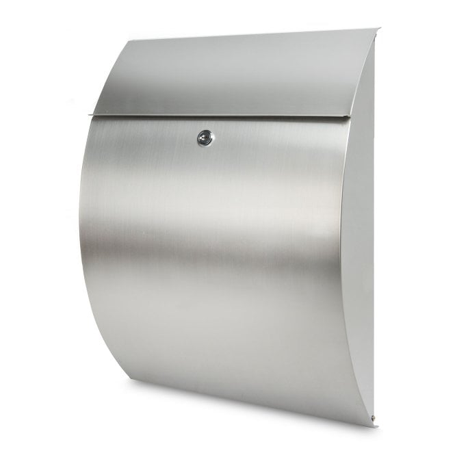 Burg Wachter Riviera Stainless Steel Post Box