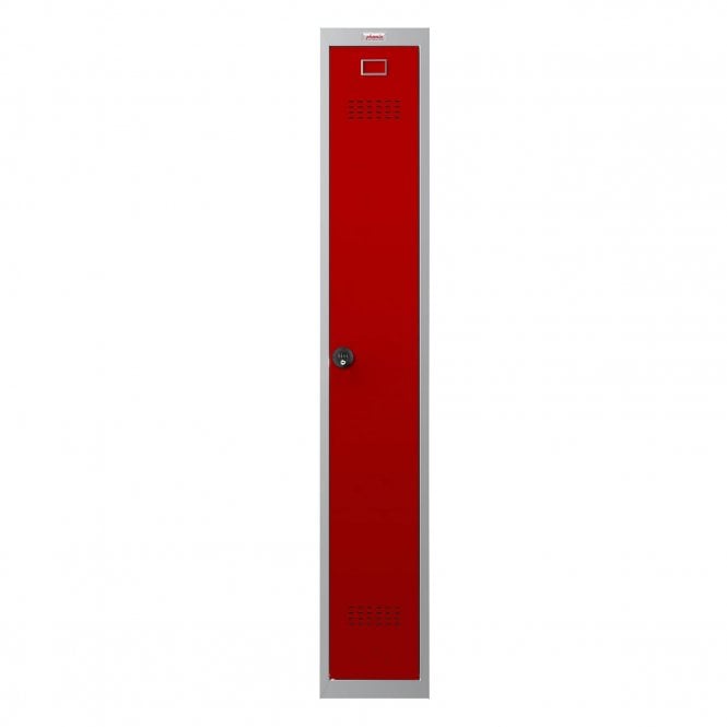 Phoenix Safes 1 Door Personal Locker PL1130GRC with Combination Lock - Red