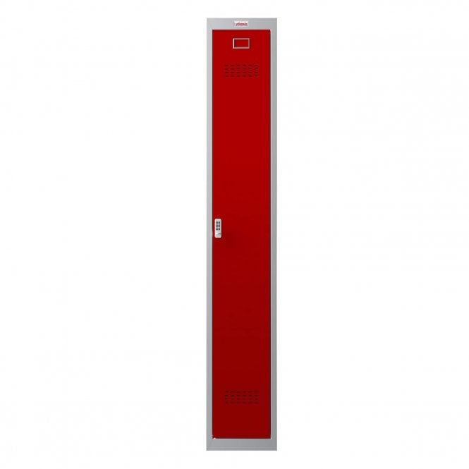 Phoenix Safes 1 Door Personal Locker PL1130GRE with Electronic Lock - Red