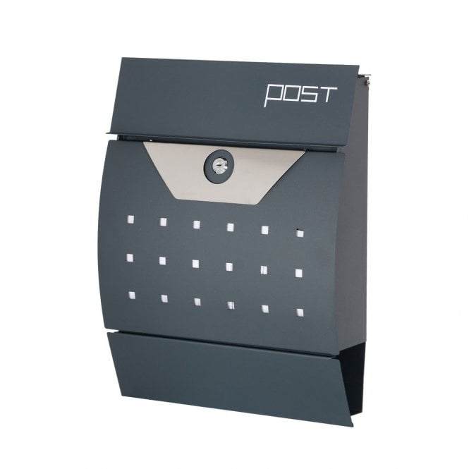 Phoenix Safes Estilo 22 Steel Post Box - Graphite Grey